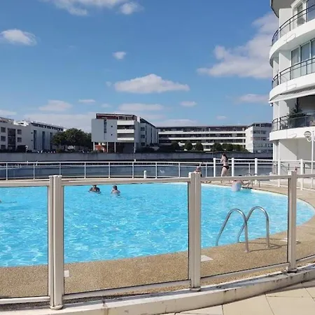 Apartmán Charming T2 With Terrace And Shared Pool *